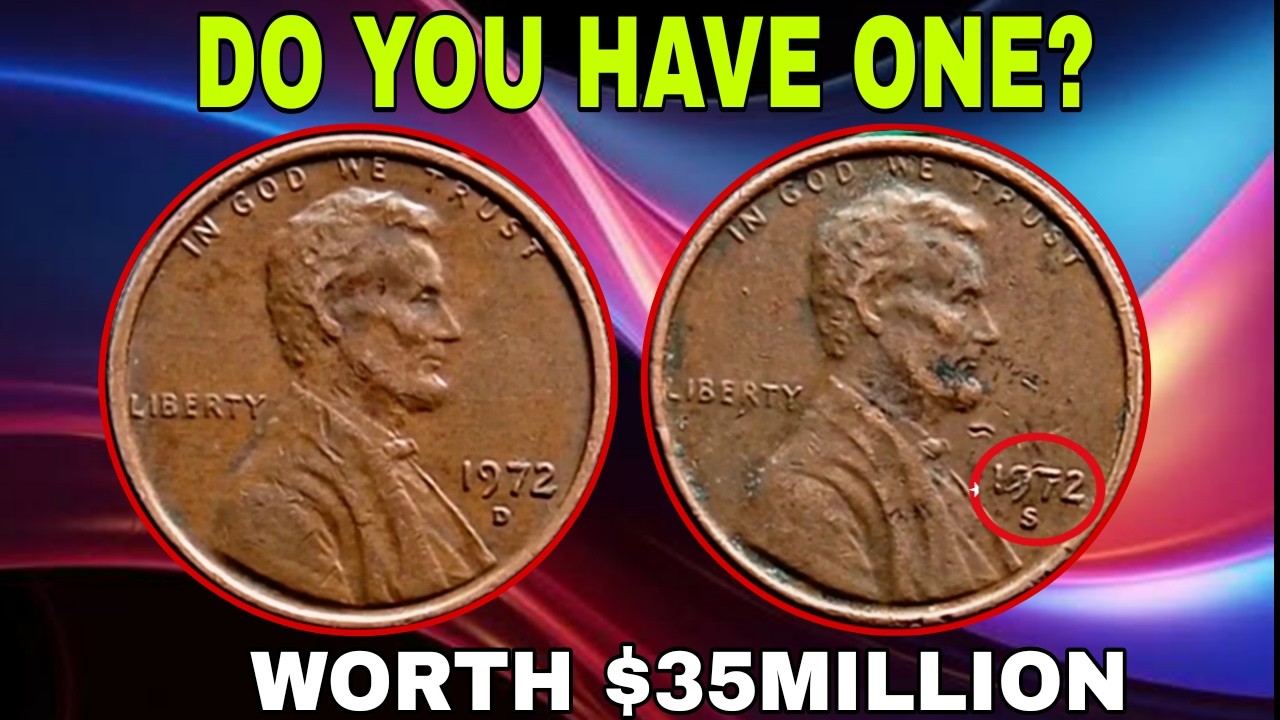 These 1972 Pennies Could Make You RICH! Rare 1972-D and 1972-S Lincoln Cents Worth Big Money!