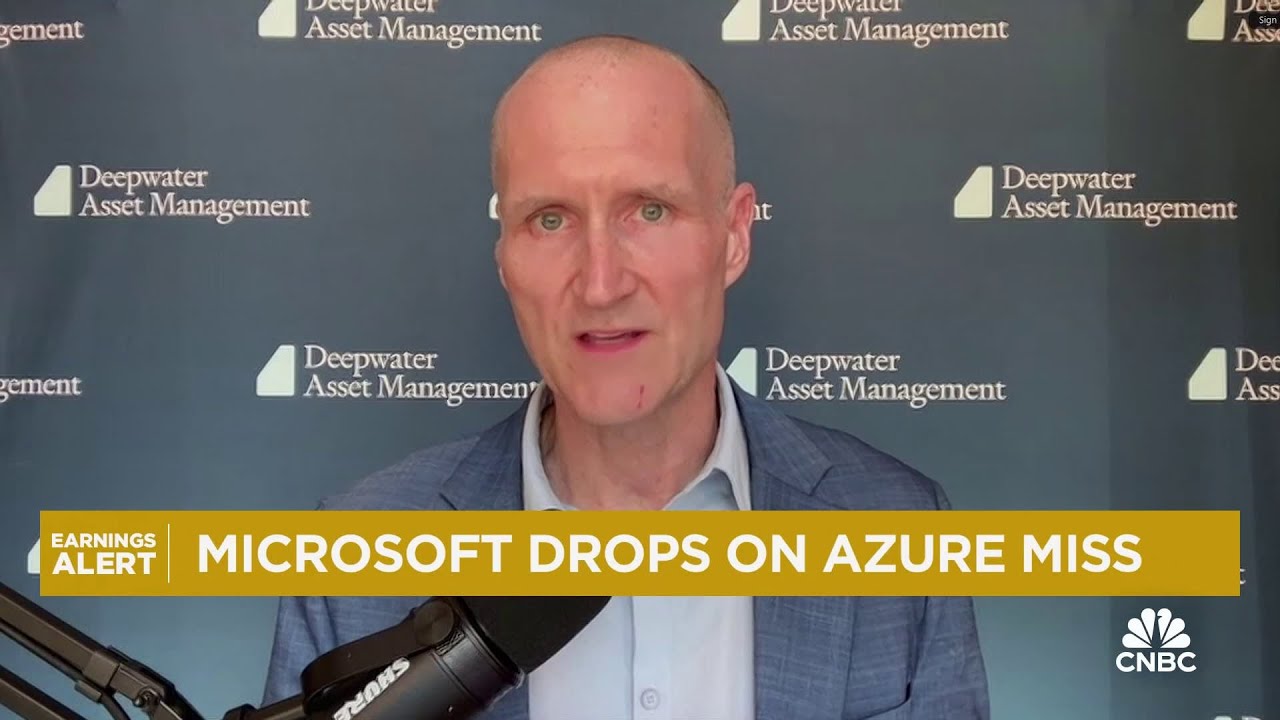 Microsoft's quarter was messy with Azure miss, AI trade still intact, says Deepwater's Gene Munster