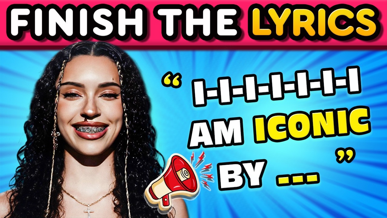 FINISH THE LYRICS : TRENDING SONGS OF 2026 EDITION