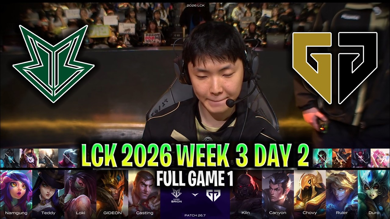 BRO vs GEN GAME 1 LCK 2026 W3D2 | FULL GAME | BRION vs GENG ESPORTS G1 LCK 2026