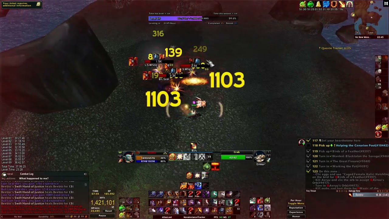 Mage 69 - Seal hyperspawn 1.3m/hour
