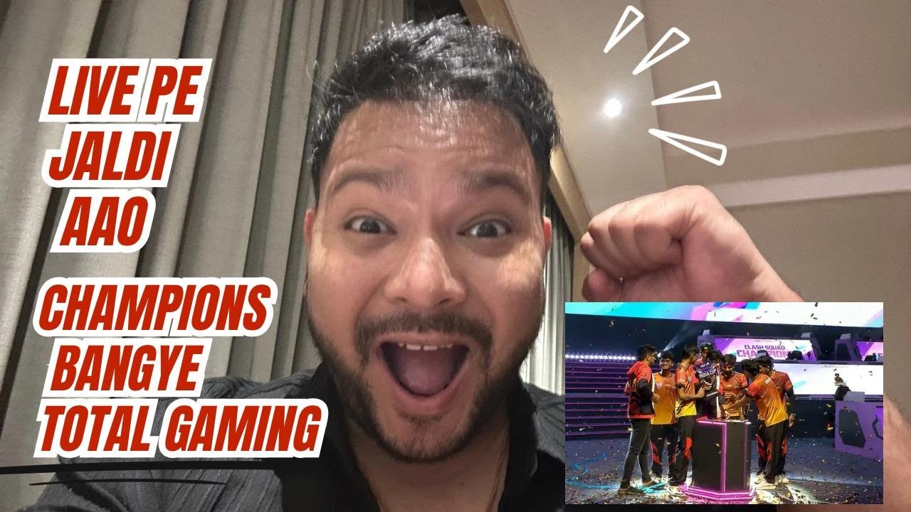 LAST LIVE from LUCKNOW | LAN OVER | Total Gaming Champions