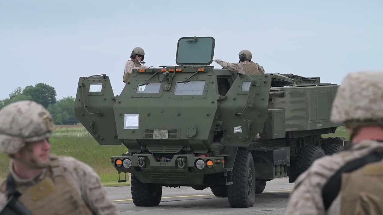 HIMARS Rapid Infiltration in Latvia with U.S. Marines of Fox Battery