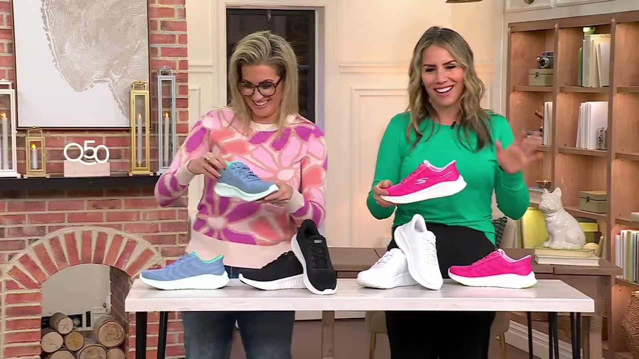 Skechers Slip-ins GO Walk Now Vegan Washable Sneakers -Khloe on QVC