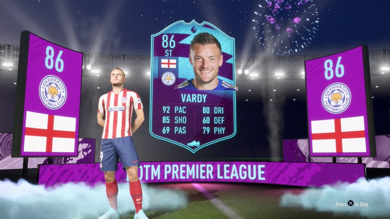 FIFA 20 JAMIE VARDY POTM SBC Completed - SUCH GOOD VALUE!!! - Premier League Player of the Month