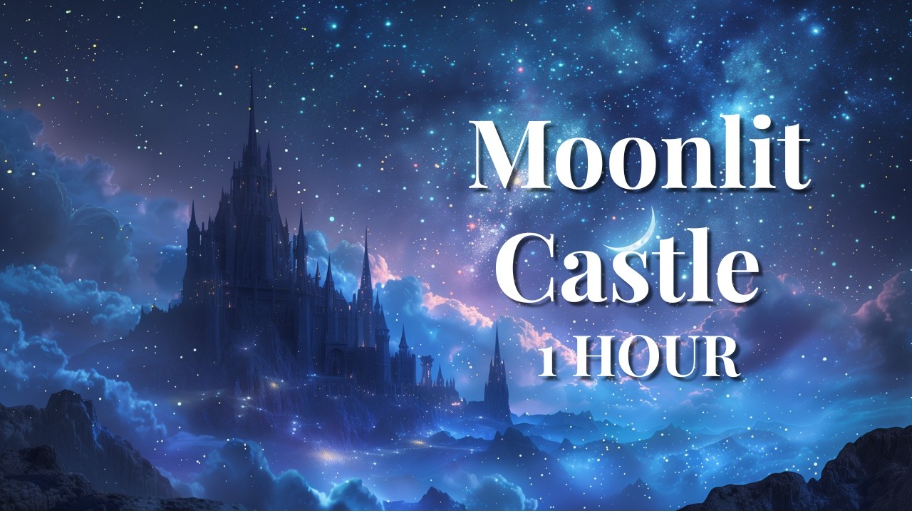 Moonlight Castle 🌙 1 Hour Relaxing Piano for Sleep & Calm