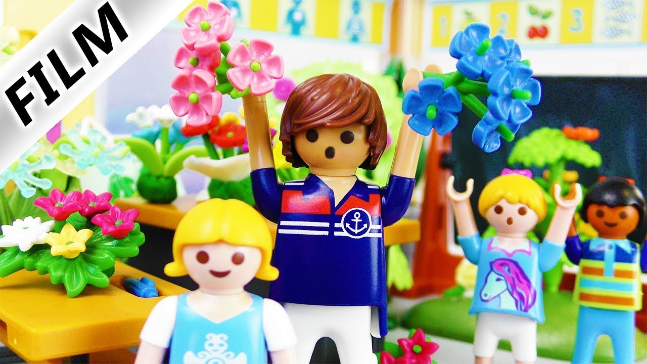 Playmobil Film deutsch | 1000 Blumen VALENTINSTAG ÜBERRASCHUNG im Klassenzimmer | Familie Vogel