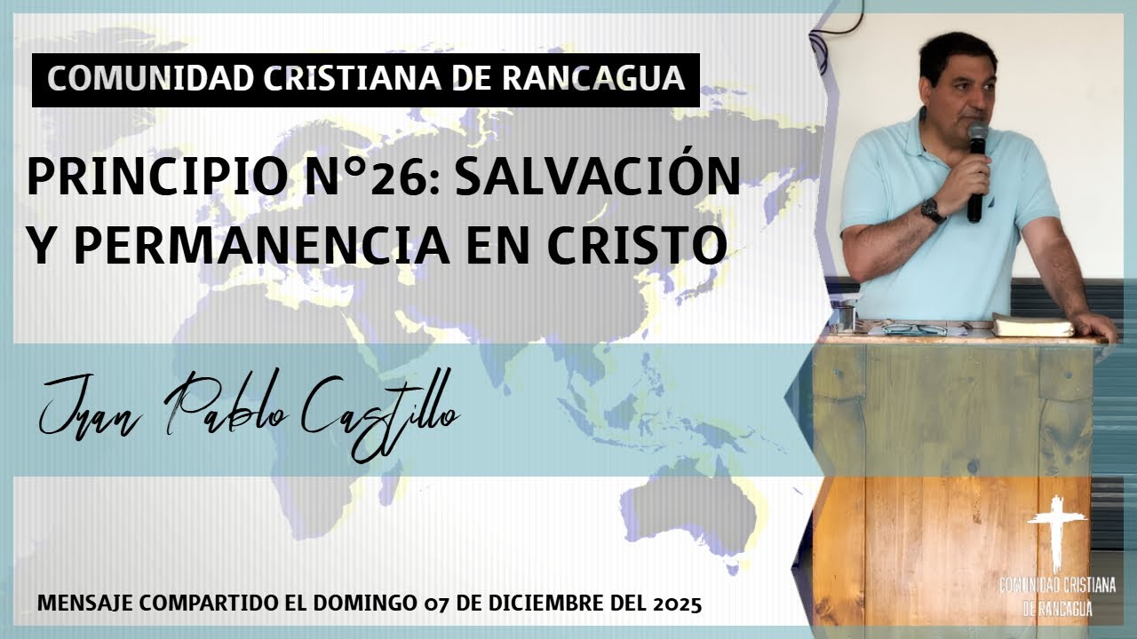 Principio N°26: Salvación y permanencia en Cristo