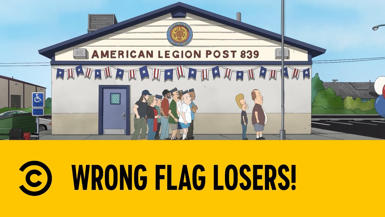 Wrong Flag Losers! | Beavis And Butt-head | Comedy Central Africa