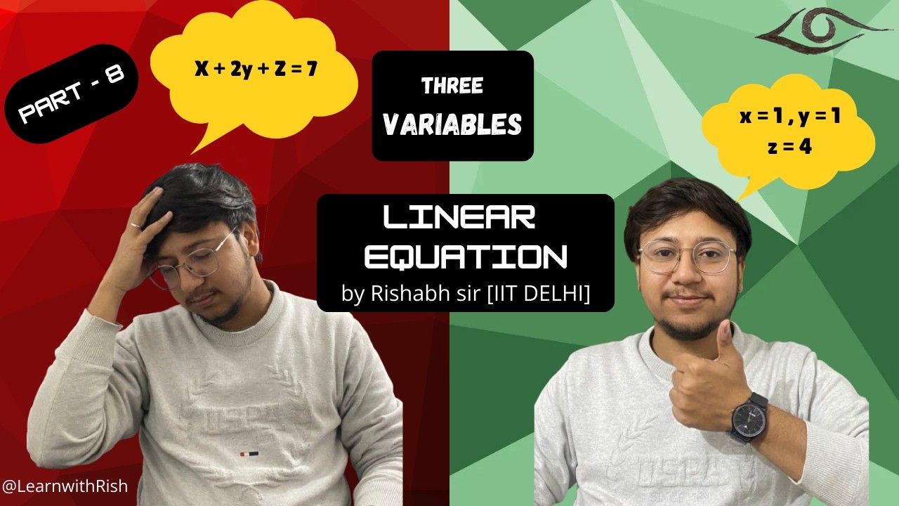 Linear Equation | Part 8 | How to solve NON-Homogenous System with Cramer's rule by Rishabh Sir