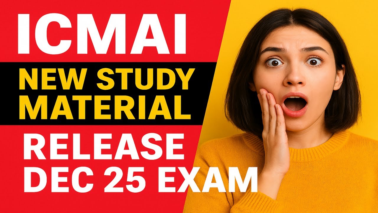 🚨 Latest CMA Study Material 2026| How to Download, Order & Track Foundation, Inter & final 🔥