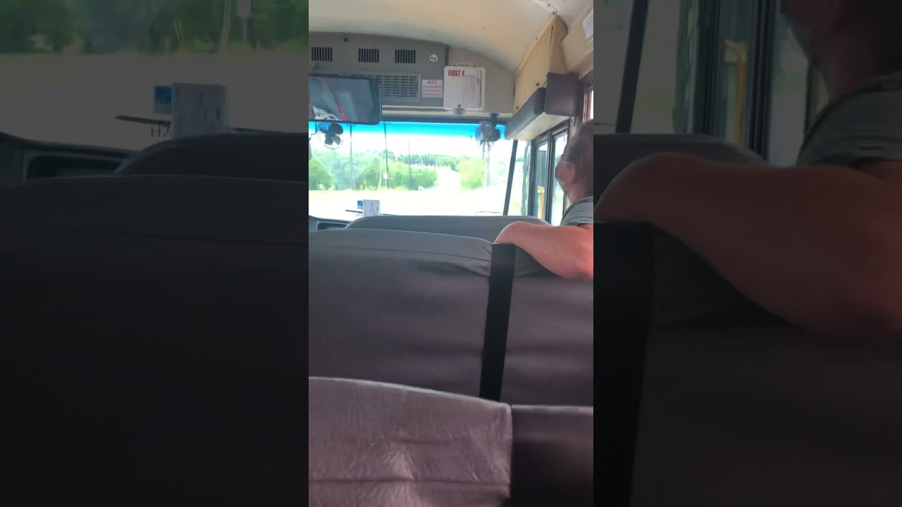 Roller Coaster in School Bus and Before Summer
