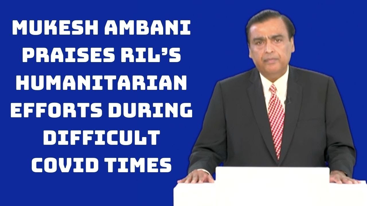 44th AGM: Mukesh Ambani Praises RIL&rsquo;s Humanitarian Efforts During Difficult COVID Times | Catch News