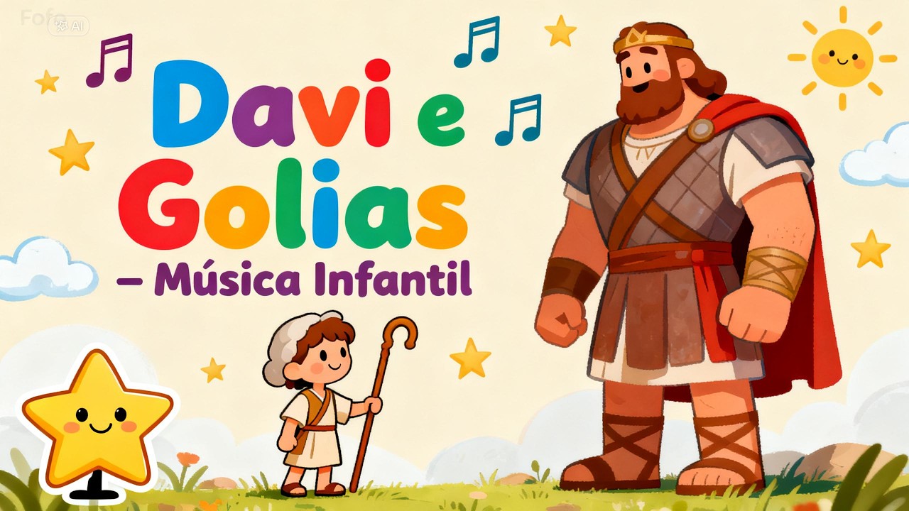 Davi e Golias – Música Cristã Infantil | Estrelinhas de Deus