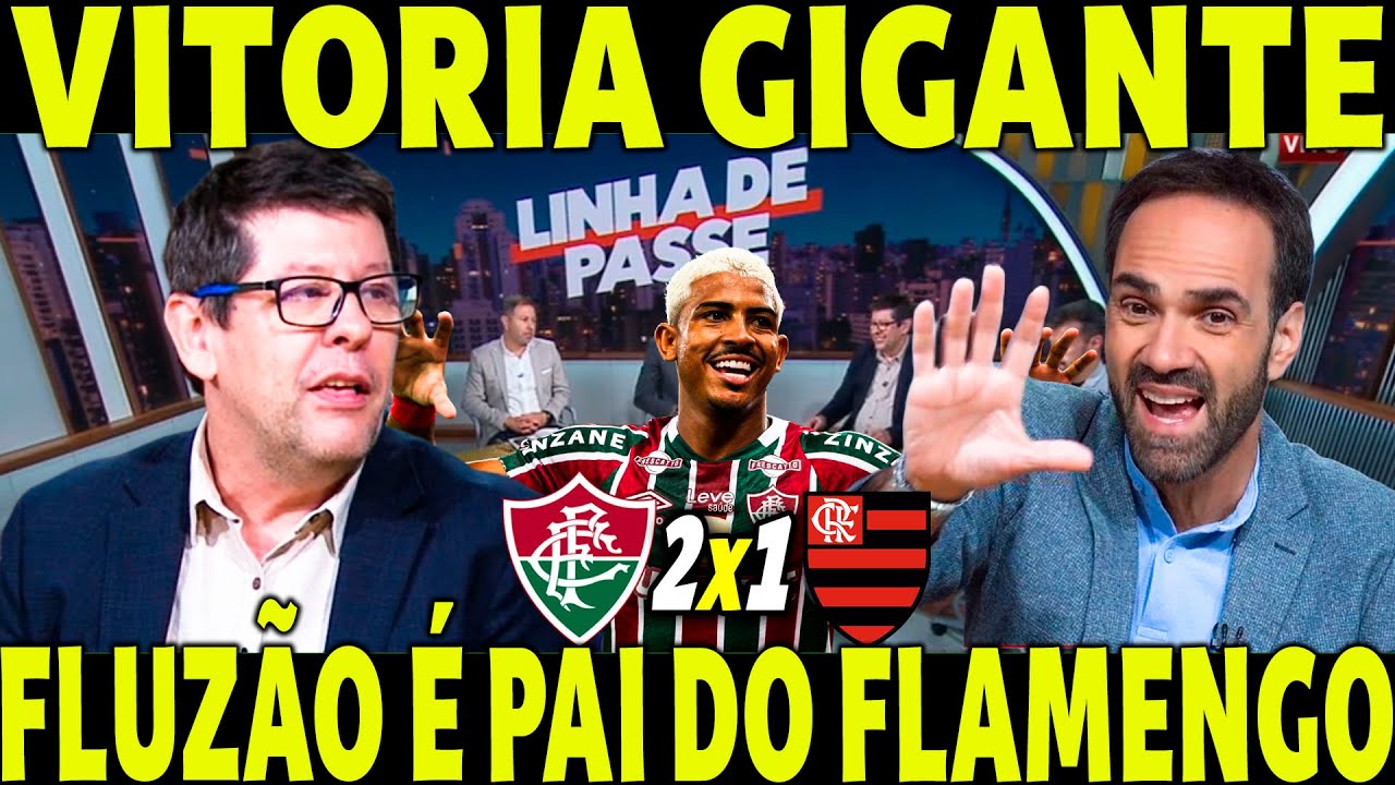 FLUMINENSE 2 X 1 FLAMENGO! VITÓRIA GIGANTE DO FLUZÃO! FLUMINENSE É PAI DO FLAMENGO!