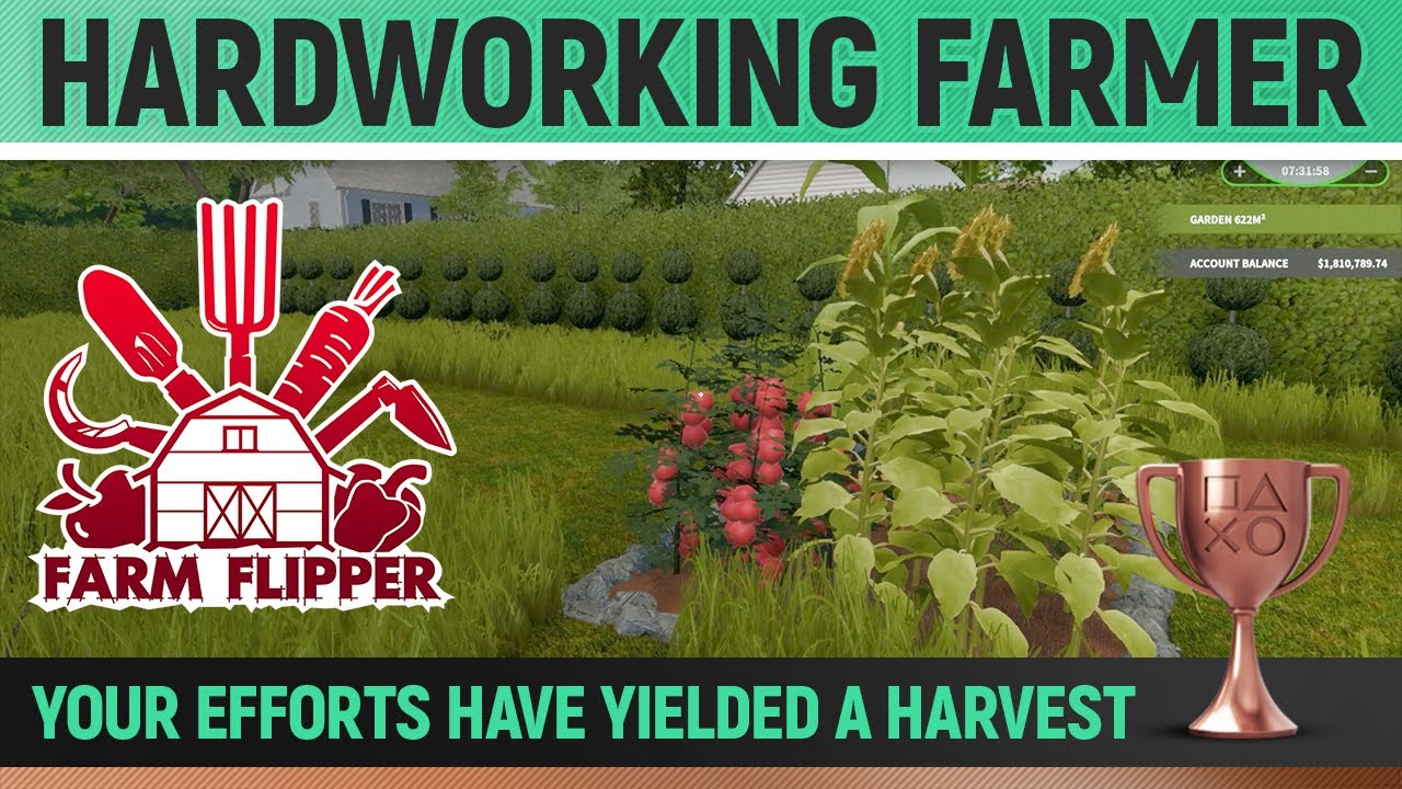 House Flipper - Farm DLC - Hardworking farmer 🏆 Trophy / Achievement Guide