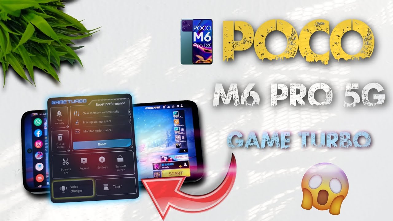 Включить режим Game Turbo с функцией изменения голоса на Poco M6 Pro 5G || Как включить режим Gam...