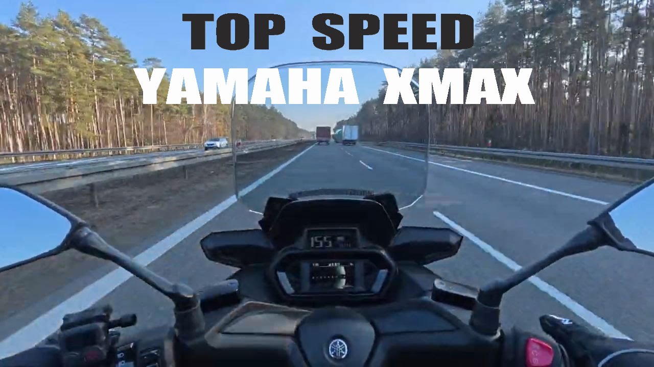 Yamaha xmax 300 Top Speed V-max 4K