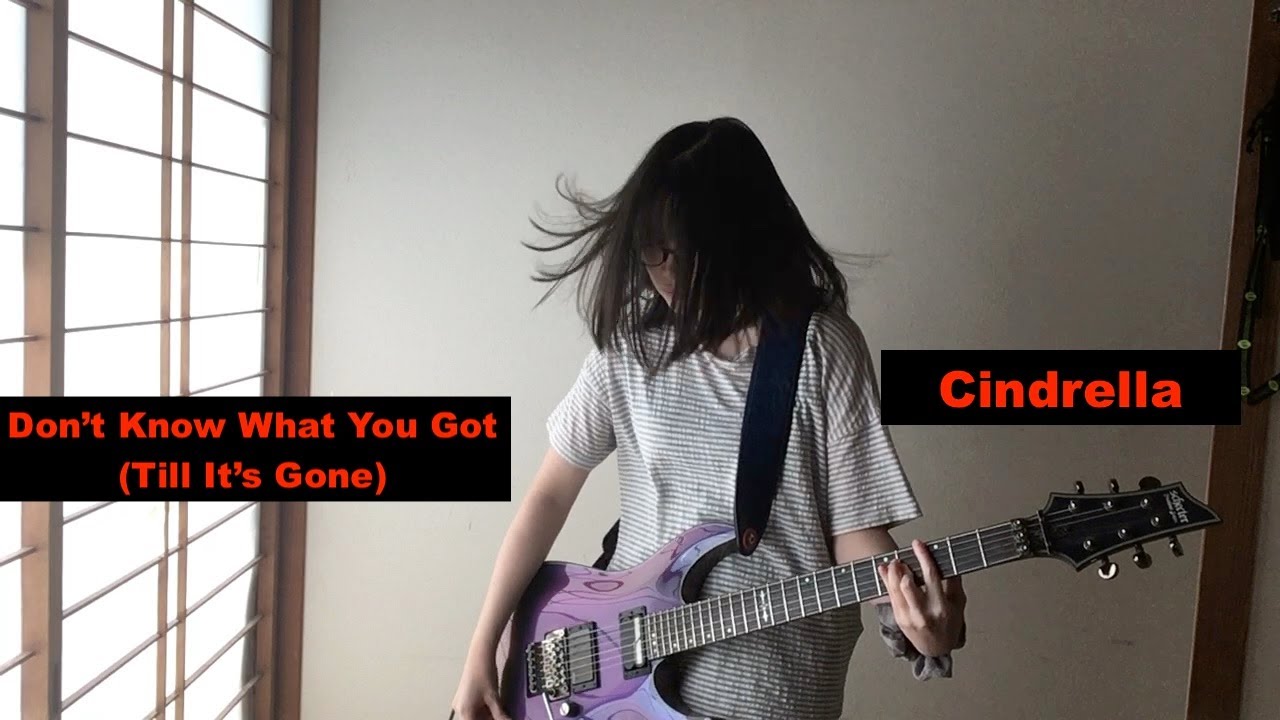 #Cinderella - Don't Know What You Got (Till It's Gone) - guitar #cover #シンデレラ