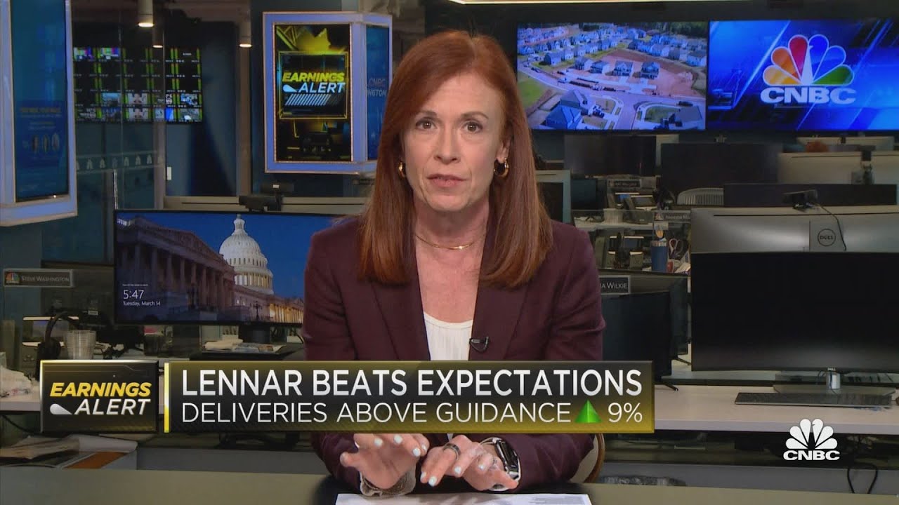 Earnings Alert: Lennar on the move
