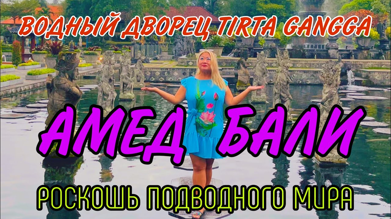 БАЛИ 2024/ АМЕД/ УЖАСНАЯ ТРАГЕДИЯ В МОРЕ!/РОСКОШНЫЙ ПОДВОДНЫЙ МИР/ДВОРЕЦ TIRTA GANGGA/УЖИН В ВАРУНГЕ