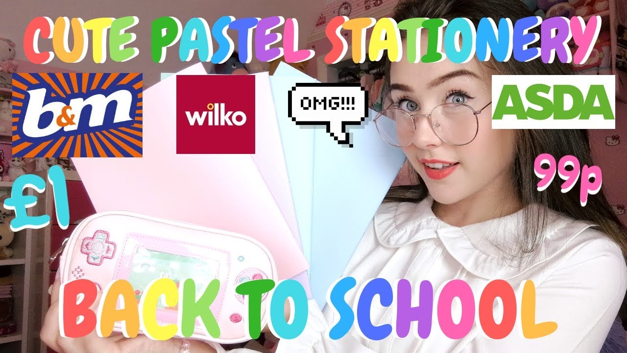 ƪ(˘⌣˘)ʃ #BackToSchool: Cute Pastel Stationery | B&M Bargains, Wilkos, Asda