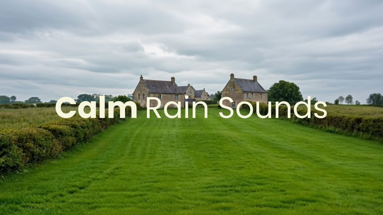 French Countryside Rain 🌧️ 3 Hours of Soft Rain Sounds for Deep Sleep