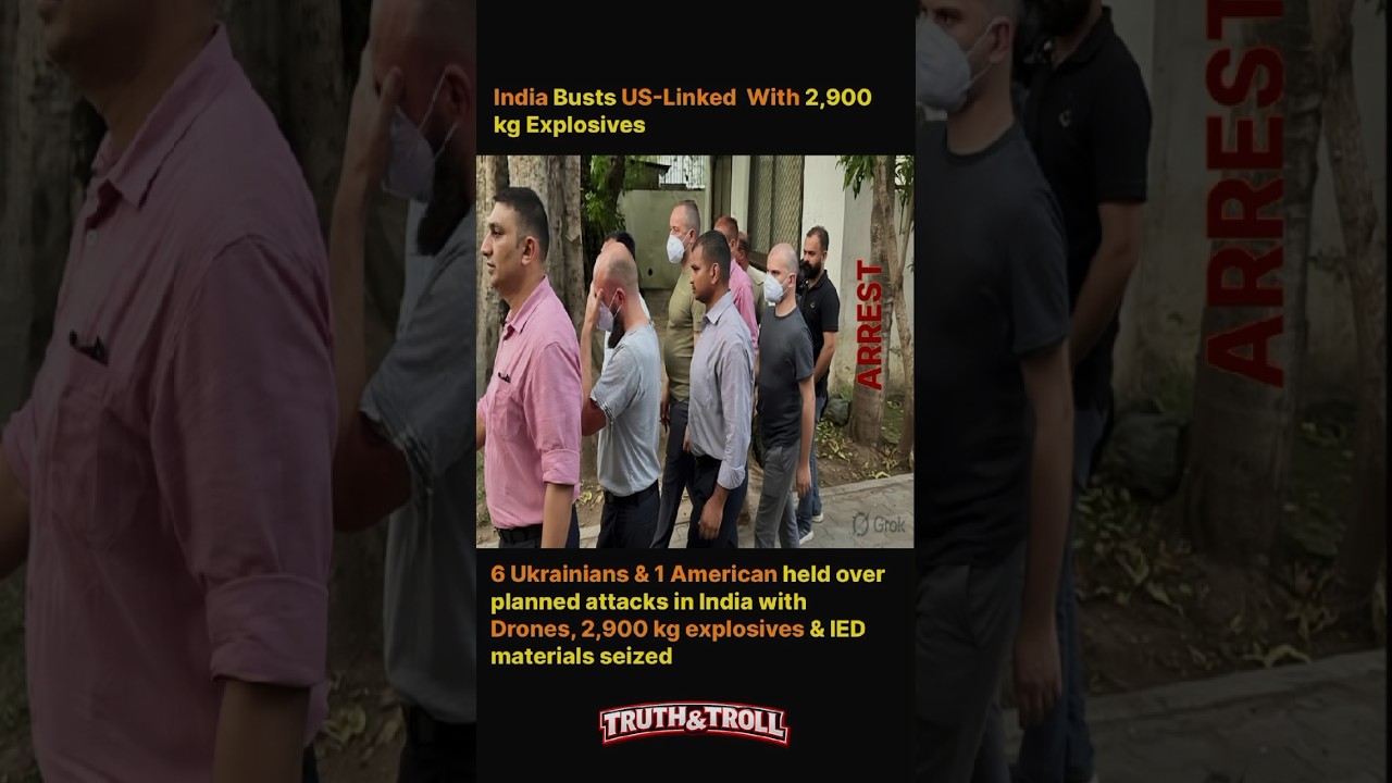 India Busts US-Linked Terror Plot! 🇮🇳 2,900 kg Explosives Seized! 🚨#usashorts