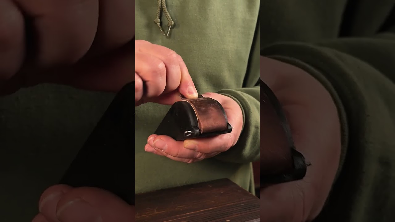 Premium brown leather strap for Apple Watch &ndash; handmade & timeless #leatherstrap #applewatch #asmr