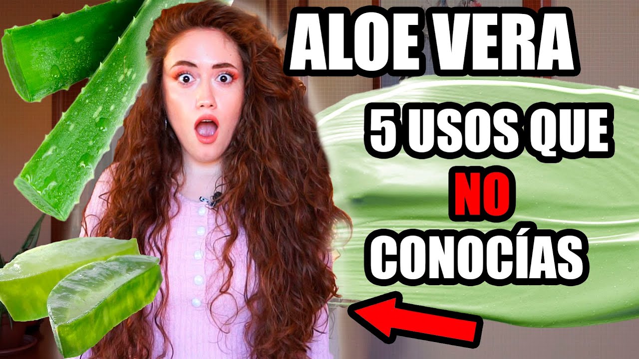 ALOE VERA 🌵 : ALUCINARÁS CON LO QUE HACE POR TU PELO 😲 Casero, Mercadona... PELO LARGO E HIDRATADO ✨