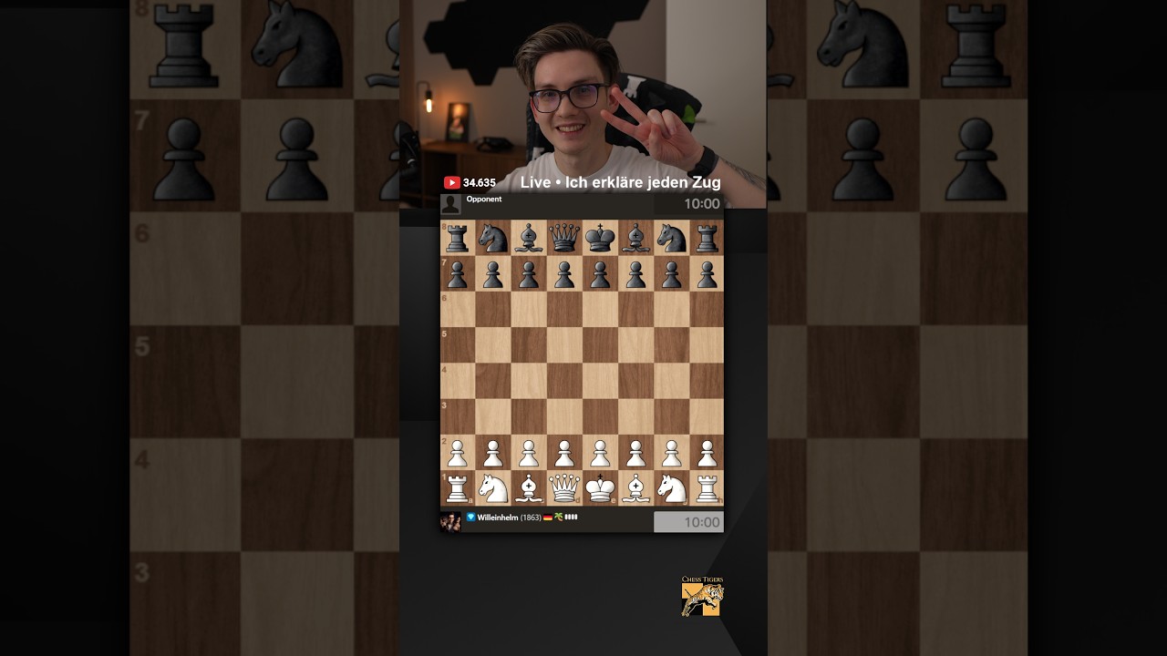 Live Schach Spielen • Ich erkläre jeden Zug