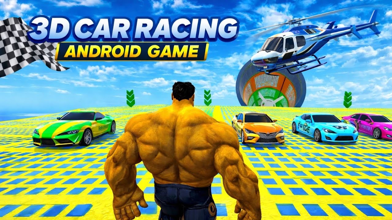 Monster Hulk Parkour With His Green Car | Incredible Monster Hero City Battle Rescue Mission #2026 