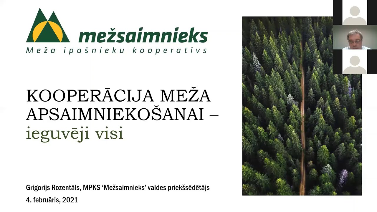 Kā efektīvi apsaimniekot savu meža īpašumu | MPKS Mežsaimnieks un Zemnieku Saeima