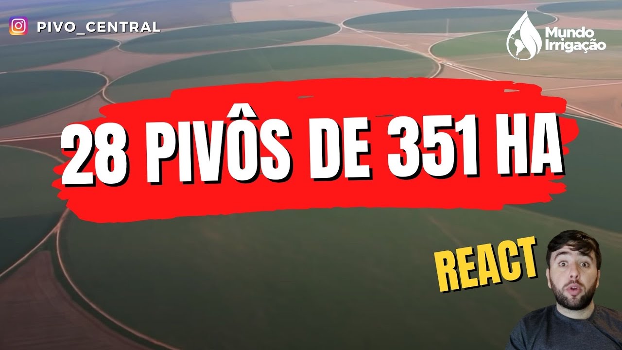 REACT 28 PIVOS DE 351 HECTARES CADA