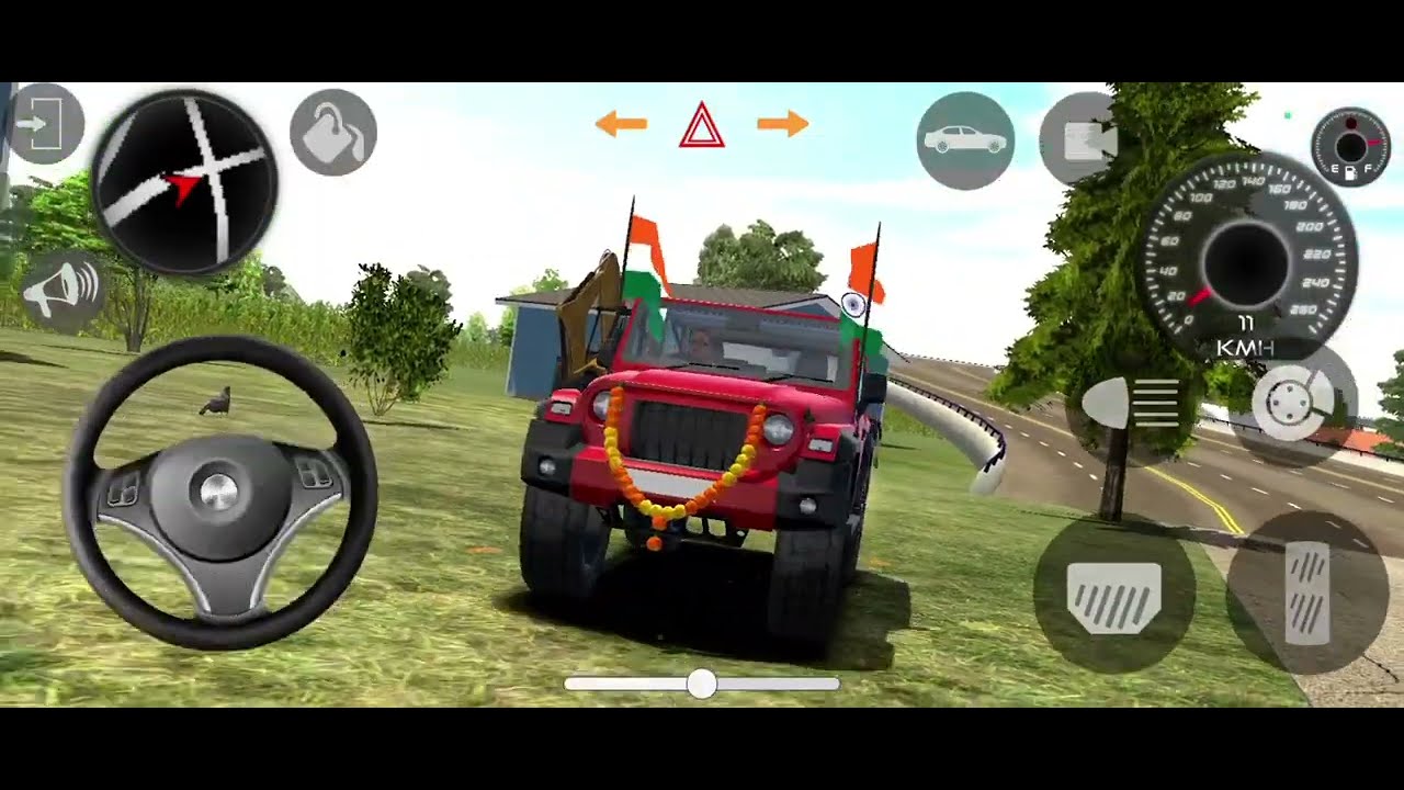 Modified Mahindra Thar Games: Indian red Thar (Gadi Wala Games) Car Game Android Game - #2026