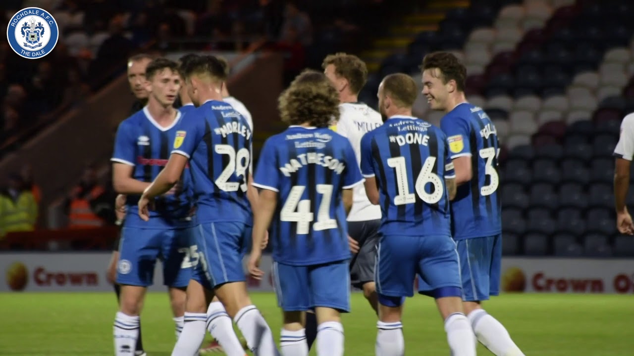 PITCHSIDE CAM | Rochdale v Bury - Checkatrade Trophy 2018/19