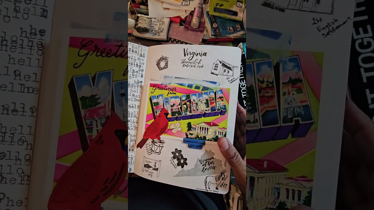 My Sisterhood of the Traveling Journal Flip through - Chatty version.