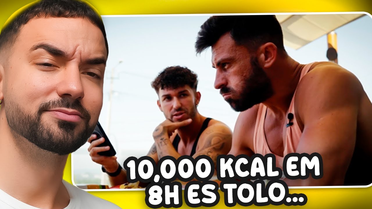 Tiagovski reage a JamieDrake 'DESAFIO DAS 10.000 CALORIAS EM 8 HORAS!! *IMPOSSÍVEL*'