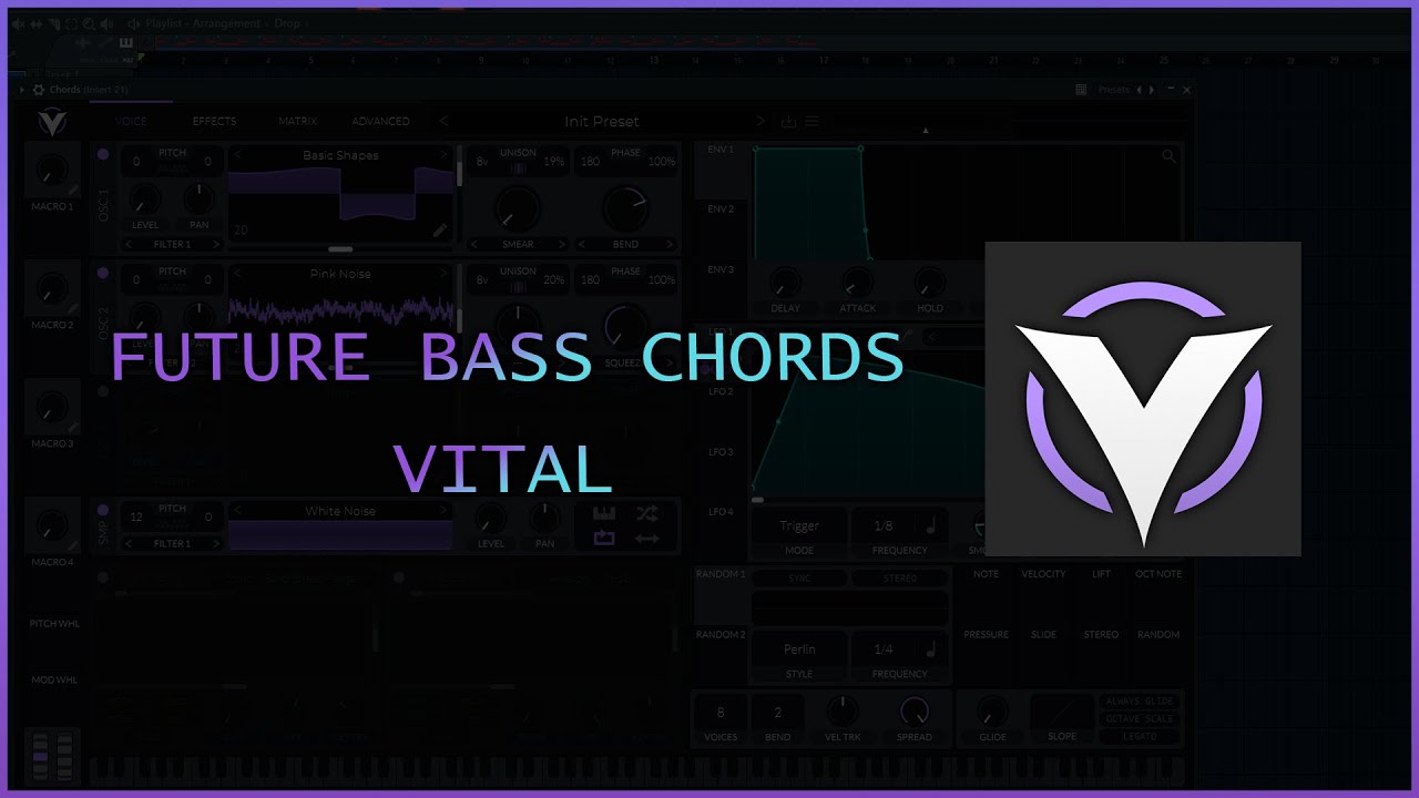 Future Bass Chords in Vital | Vital Tutorial | Lead Bass Chords in Vital