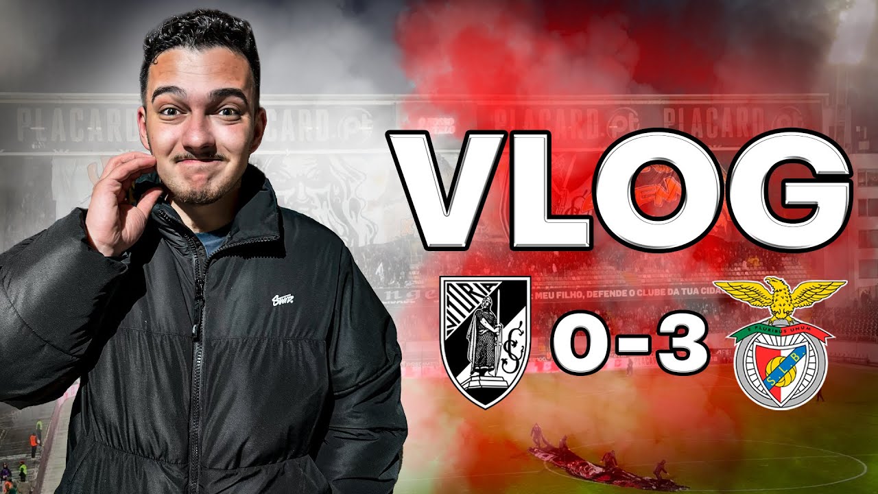 Fui ao Vitória vs Benfica – AMBIENTE INSANO NO D. AFONSO HENRIQUES! 🧨🔥