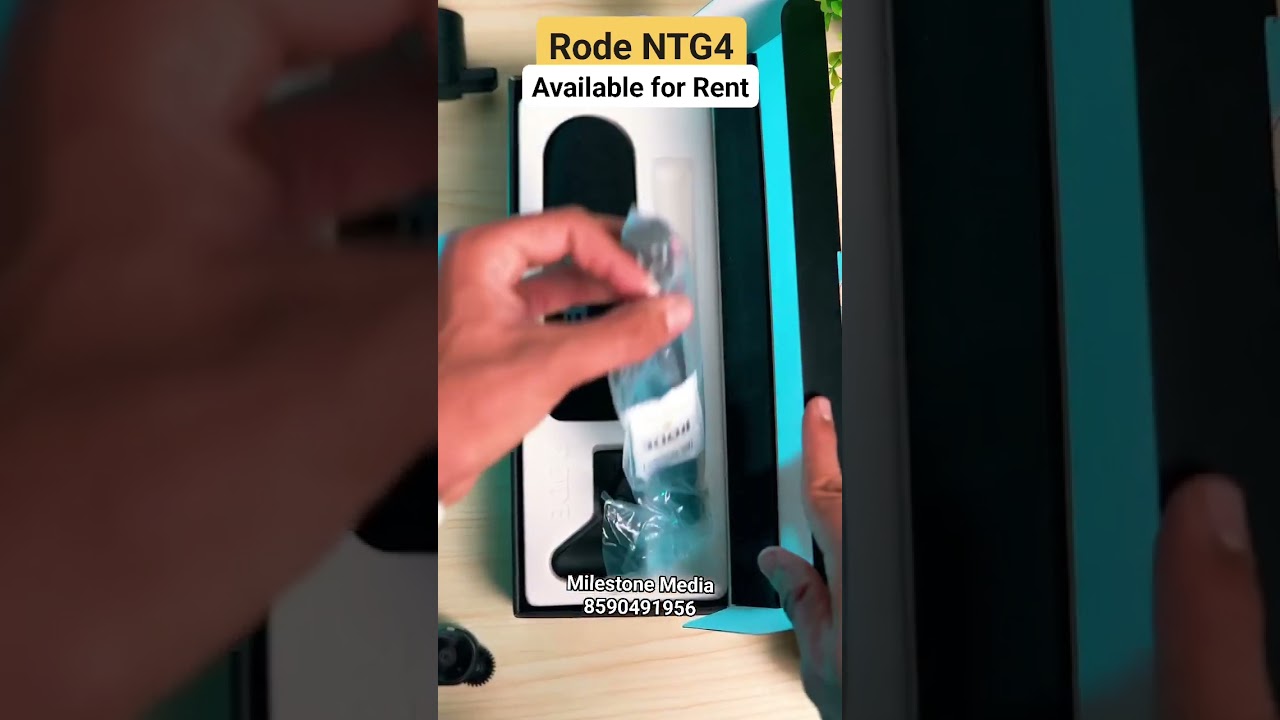 Rode NTG4 Shotgun mic Available for RentFor Booking call /whatsapp 8590491956Milestone Media Academy