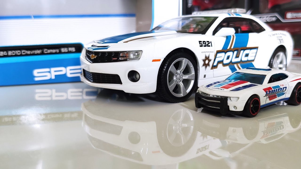 MaiSto 1:24 1/24 scale car model CHEVROLET CAMARO POLICE review hobby collection hot wheels