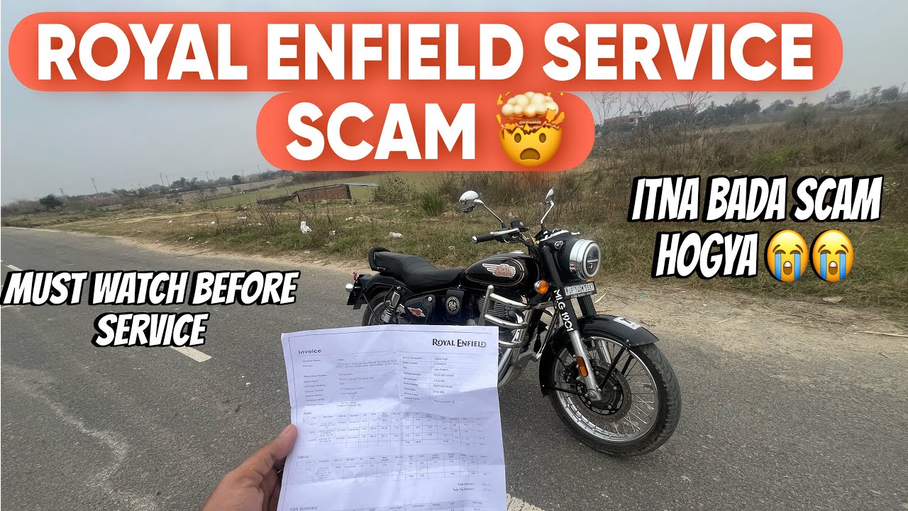 Royal Enfield service centre Biggest SCAM 🤯😭must Watch before going to service centre !