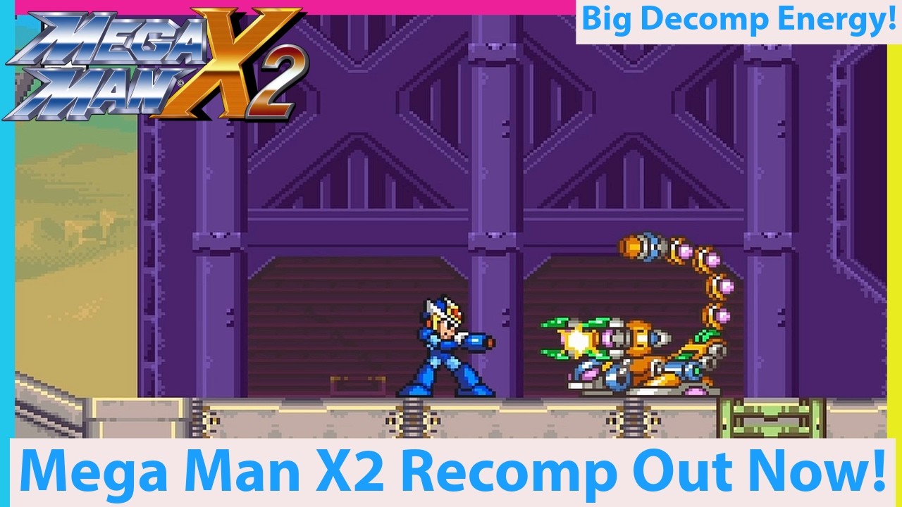 Mega Man X2 Recomp is Out NOW! More SNES Recomps