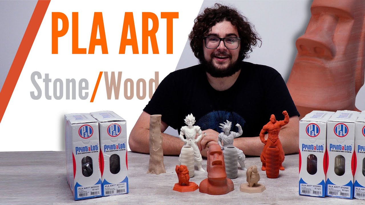 ¿Podémos imprimir con Madera y Piedra? | Filamentos Especiales - PLA Art de @PrintaLot