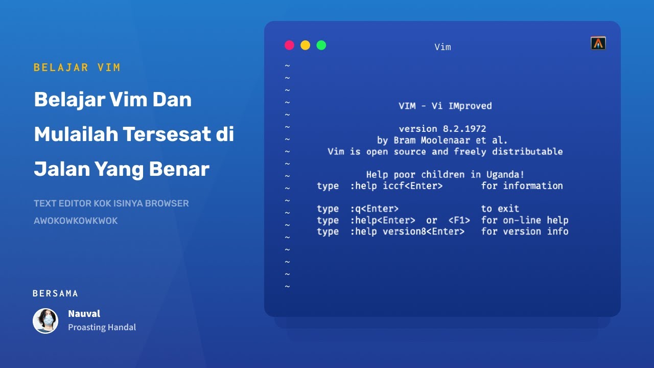 Belajar Vim Untuk Ngoding Yang Lebih Ngebut!