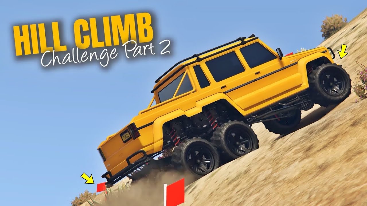 GTA 5 ONLINE - HILL CLIMB CHALLENGE Part 2 (WHICH IS BEST CAR FOR HILL CLIMB?)