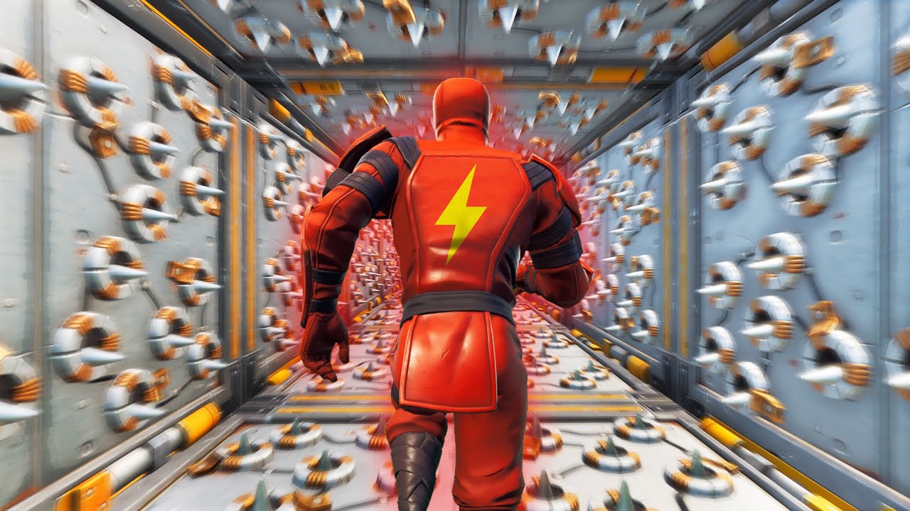 1,000 TRAPS vs. The FLASH In FORTNITE! (Deathrun)