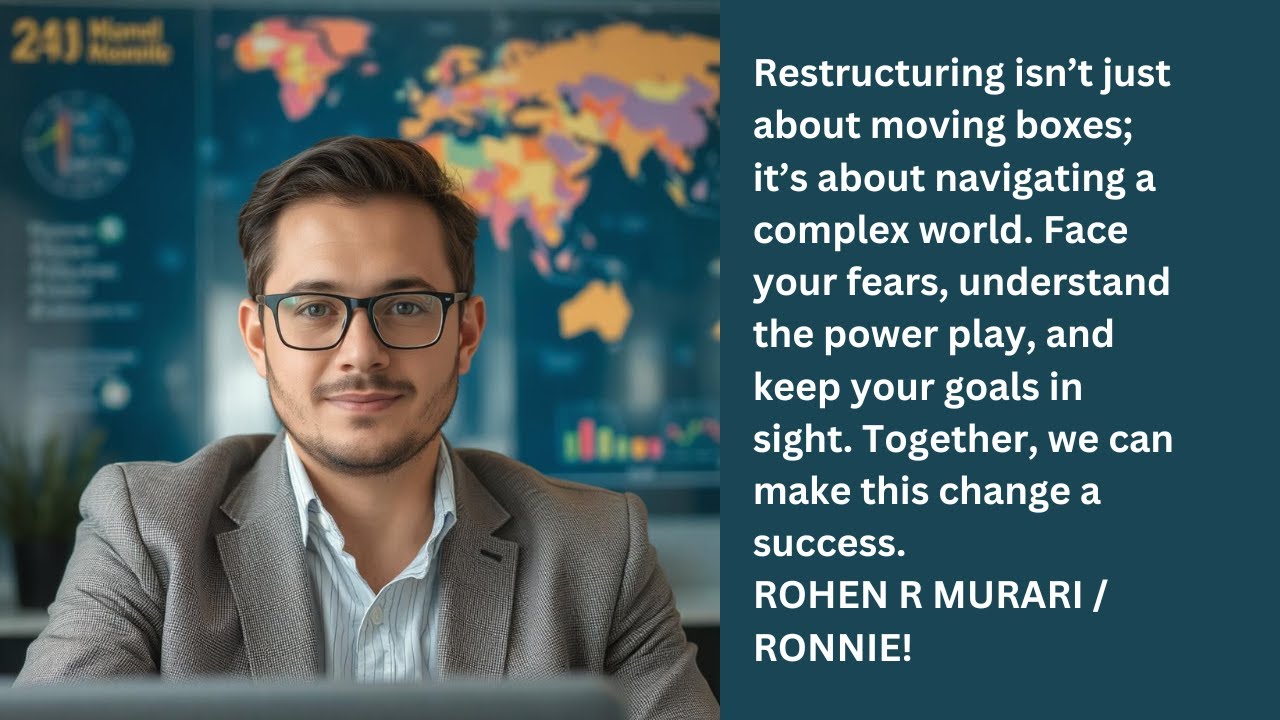 Addressing the politics of organizational restructuring. #officepolitics #officeteam #officeculture