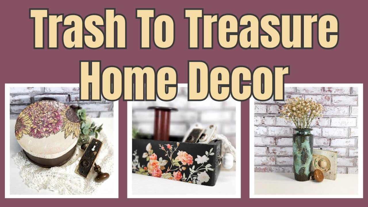 Из мусора в сокровища своими руками | Искусство декупажа | IOD | Патинирование